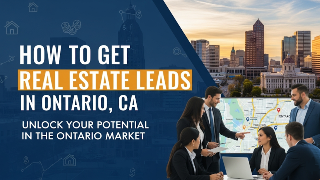How to Get Real Estate Leads in Ontario, CA